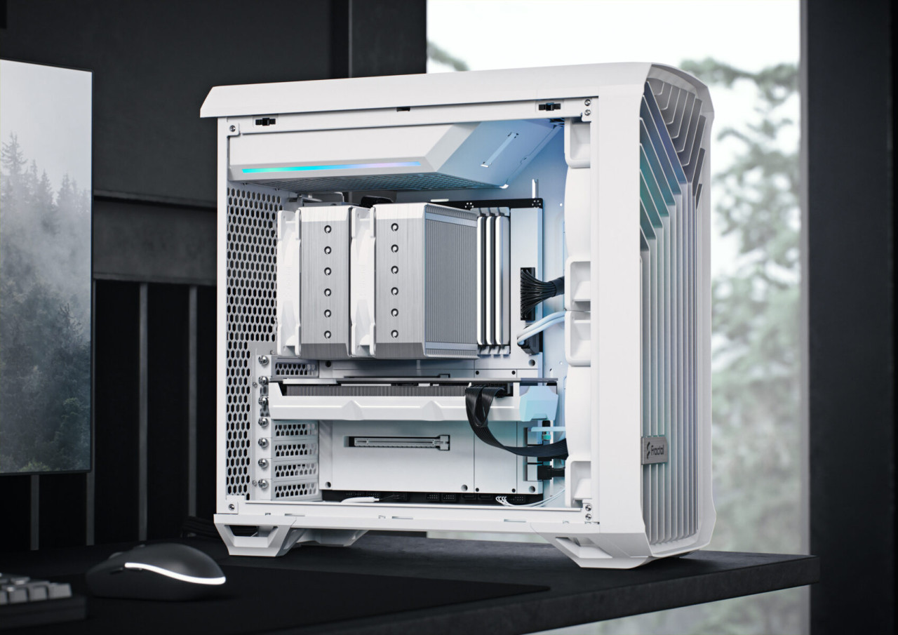 FRACTAL DESIGN Torrent Compact RGB TG White