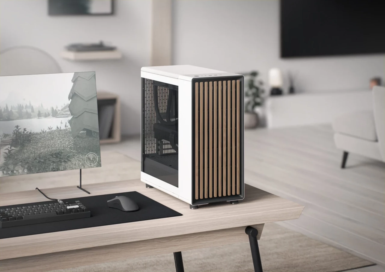FRACTAL DESIGN North Mesh White