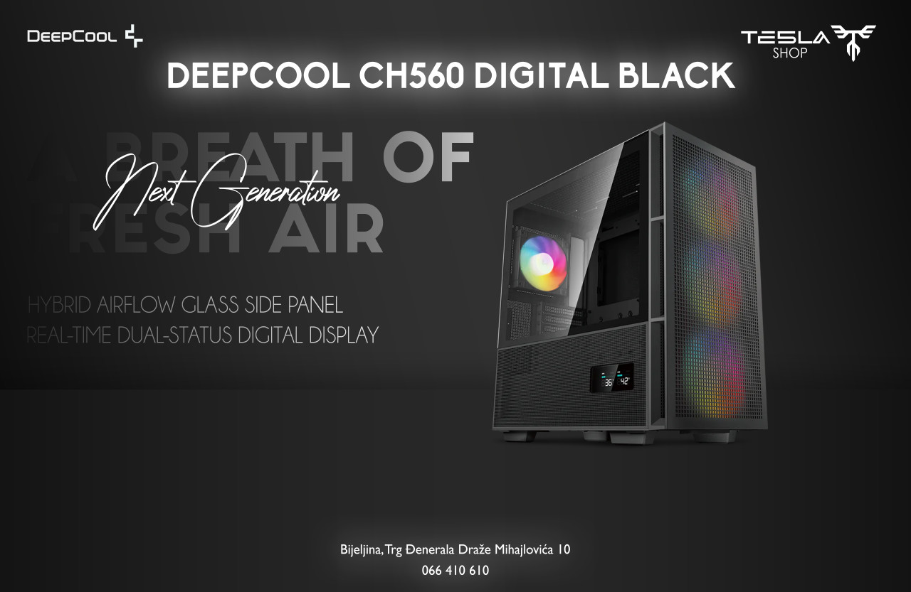 DEEPCOOL CH560 Digital Black