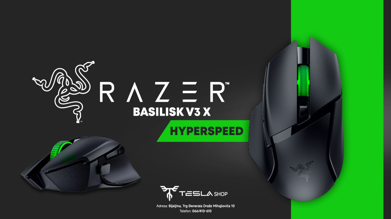 Razer Gaming Mis Basilisk V3 X Hyperspeed