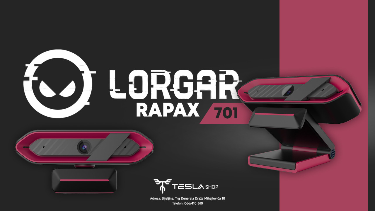 Web kamera Lorgar Rapax 701 LRG-SC701PK