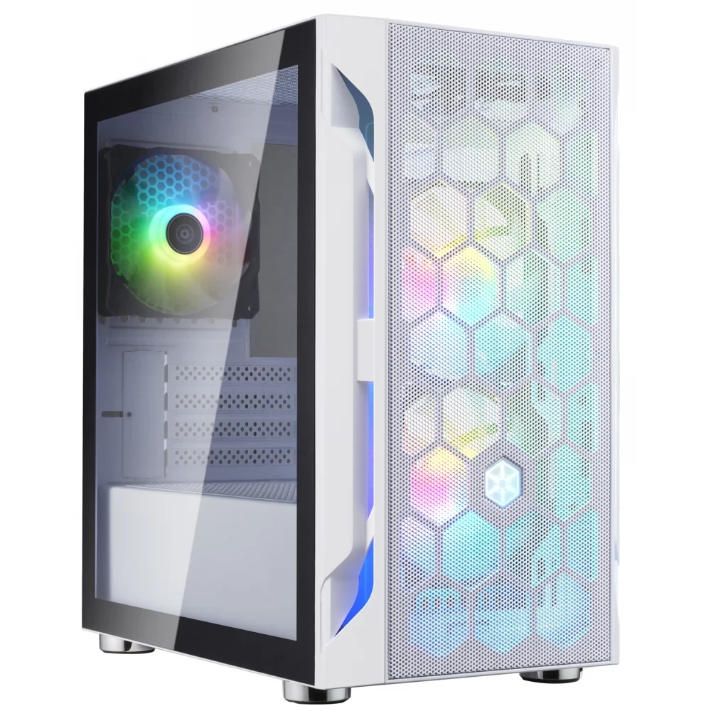 SILVERSTONE FARA H1M PRO Glass white