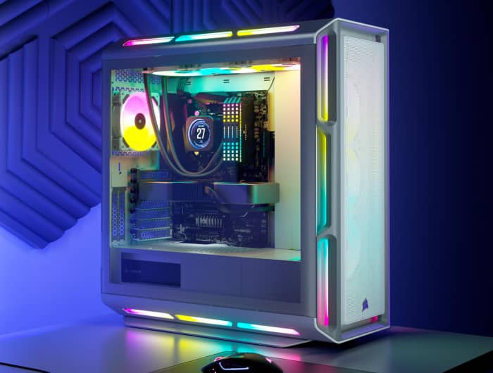 CORSAIR iCUE 5000T RGB TG White