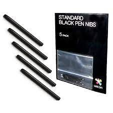 Wacom Pen Nibs Black 5 pack I4