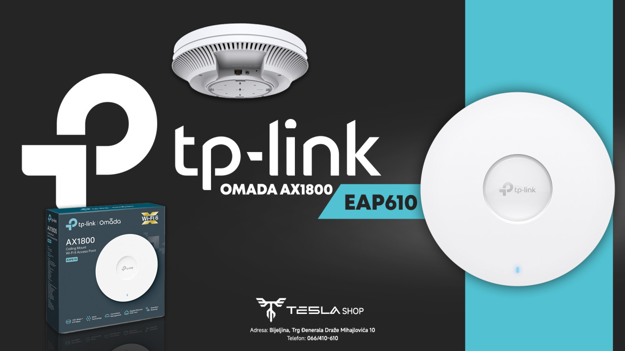 TP-Link EAP610 AX1800 Wi-Fi 6 Mount Access Point