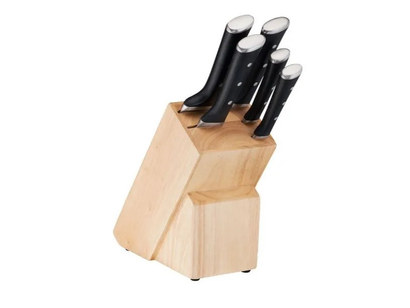 Set noževa s drvenim stalkom Tefal K232S574