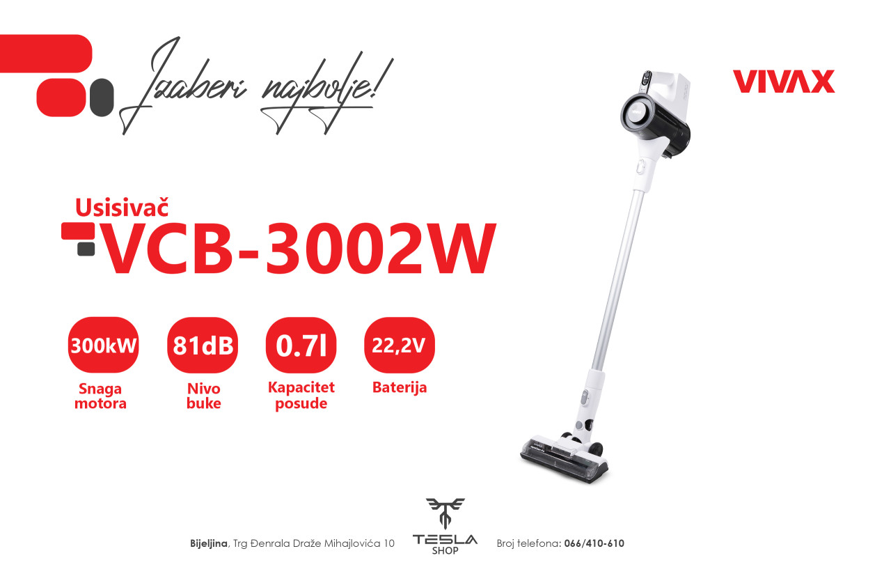 Štapni Usisivač Vivax VCB-3002W