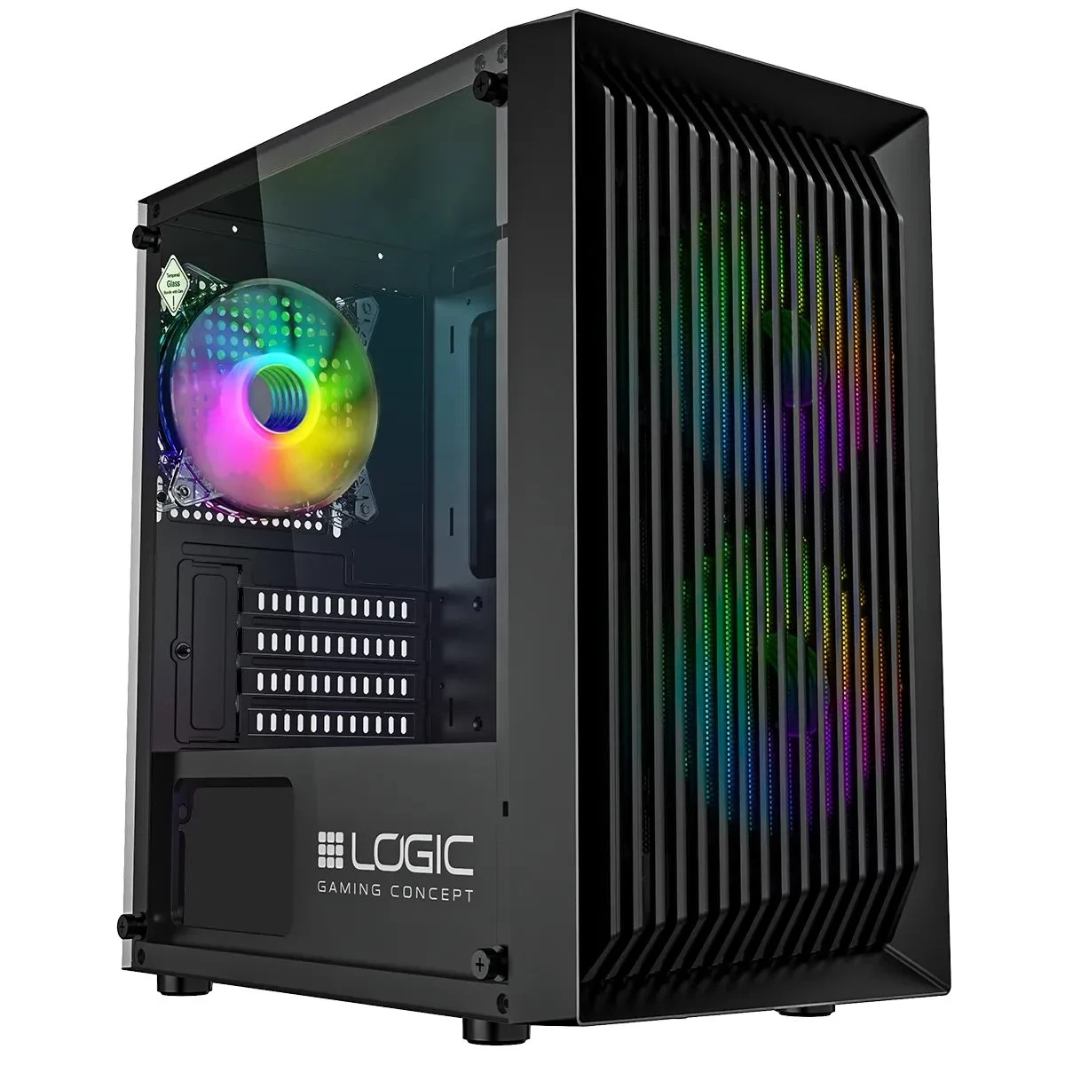 LOGIC Atos ARGB TG black