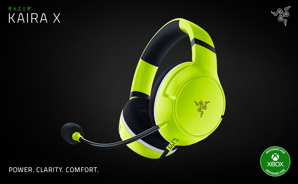 Slušalice Razer Kaira X Electric Volt-For XBox Series X/S and PC
