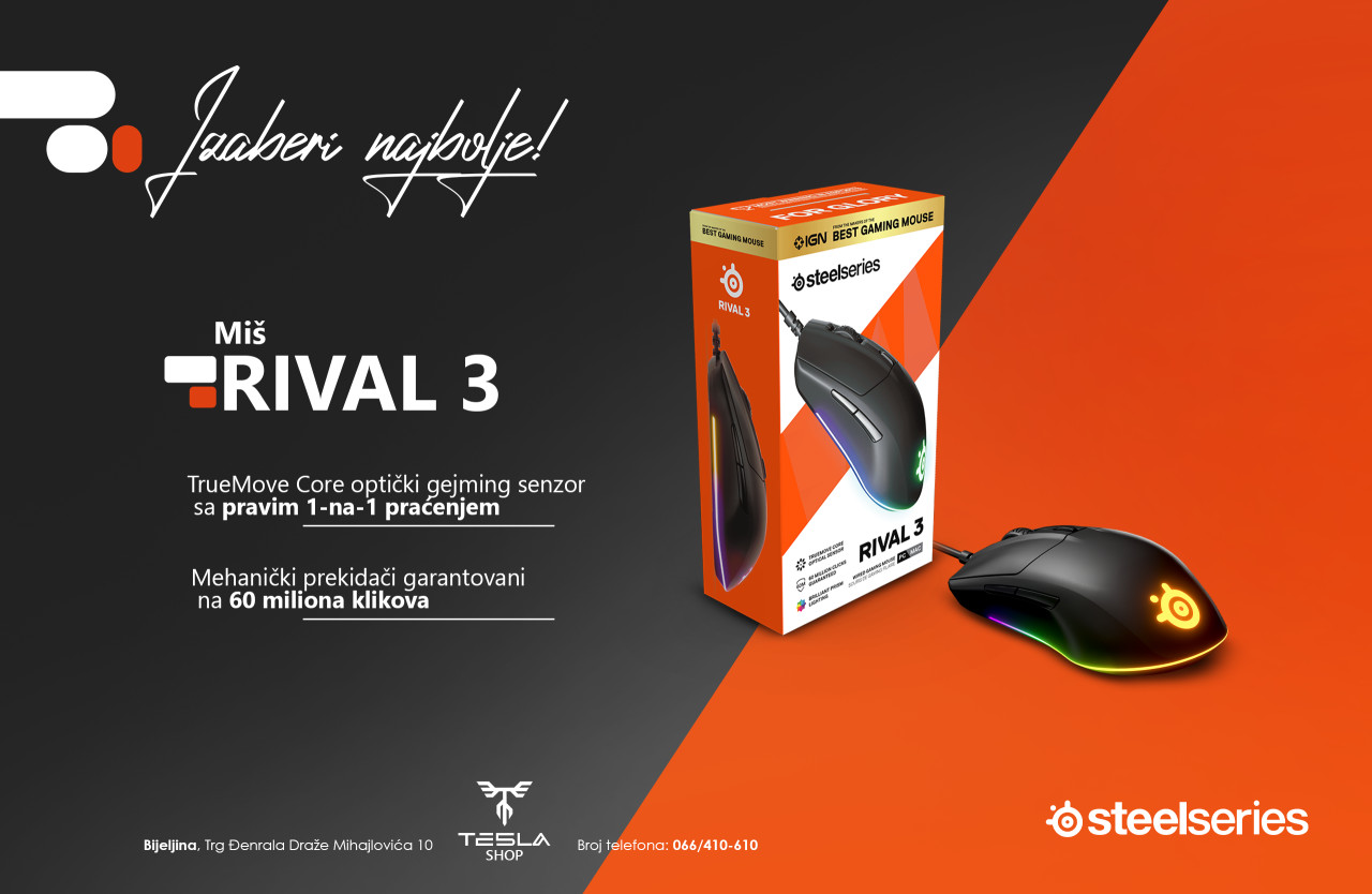 Miš STEELSERIES RIVAL 3
