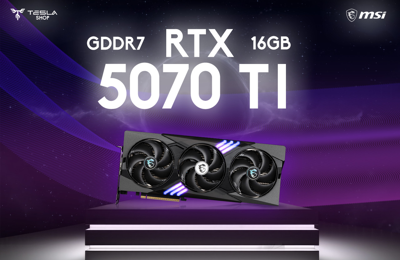 MSI GeForce RTX 5070 Ti GAMING TRIO PLUS OC 16GB GDDR7