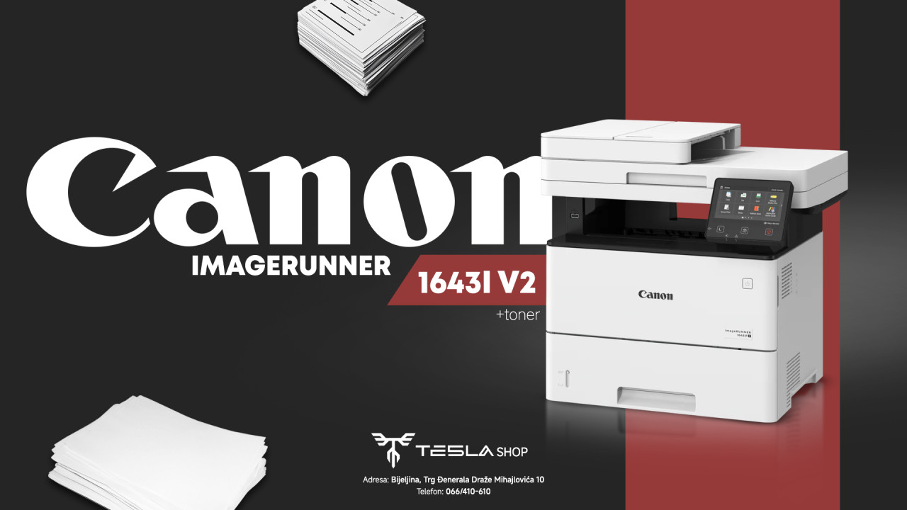 MFP CANON imageRunner 1643i v2 + toner