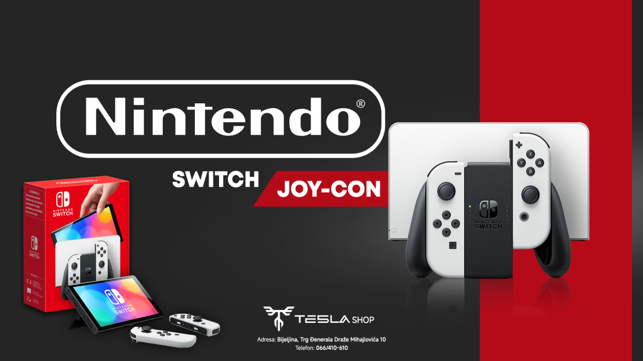 Konzola Nintendo Switch OLED White Joy-Con