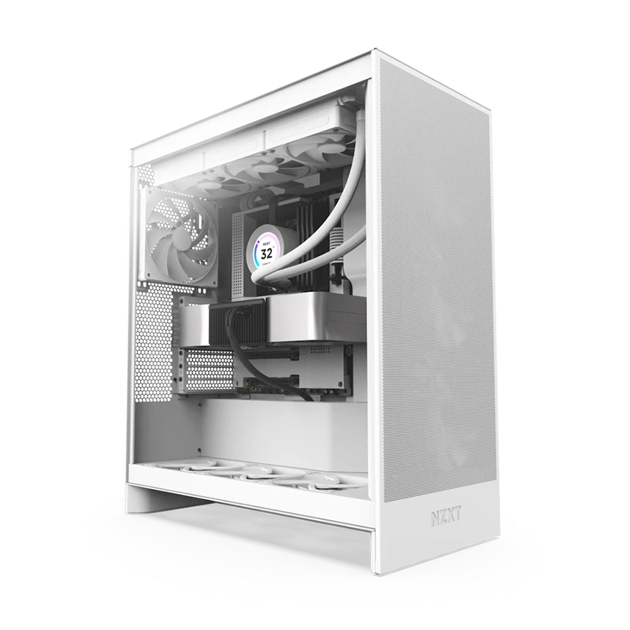 Kućište NZXT H7 Flow bijelo (CM-H72FW-01)