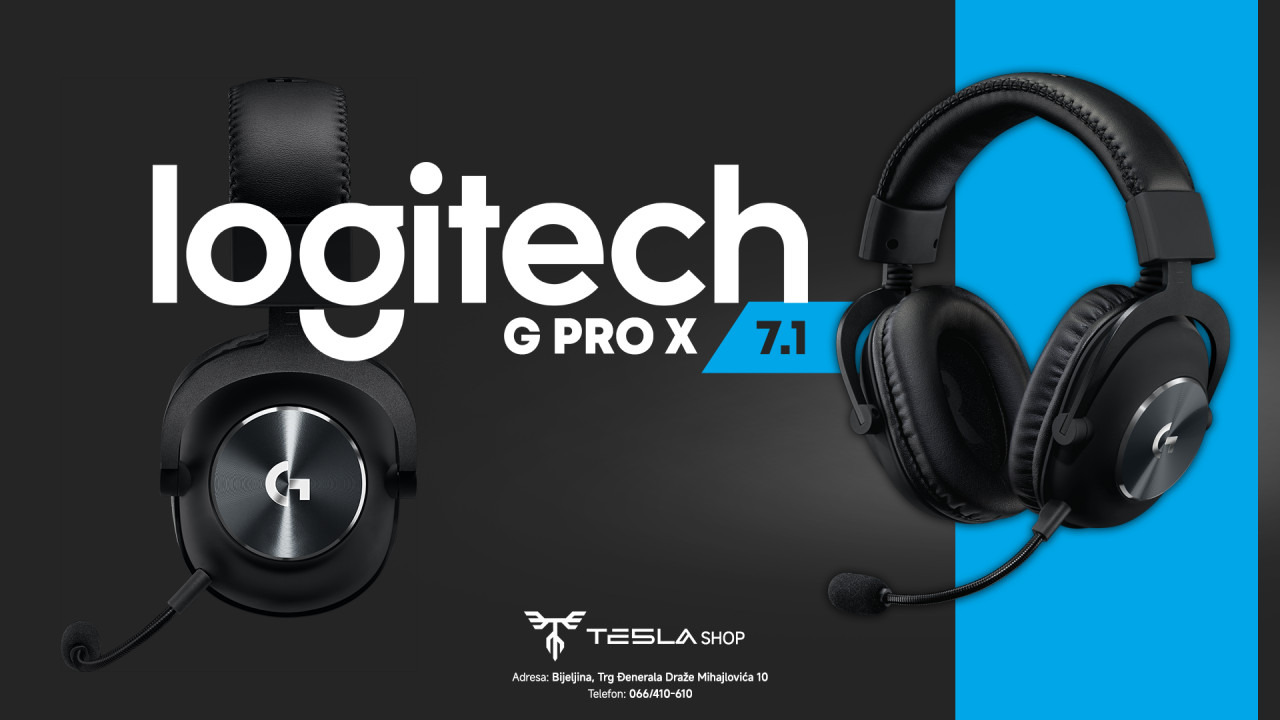 Logitech Slušalice G Pro X 7.1