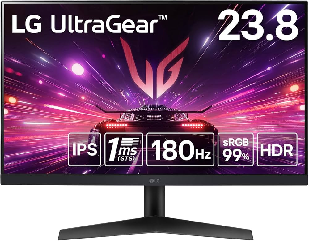 Monitor LG 24GS60F-B 180Hz 1ms 23.8" IPS Full HD