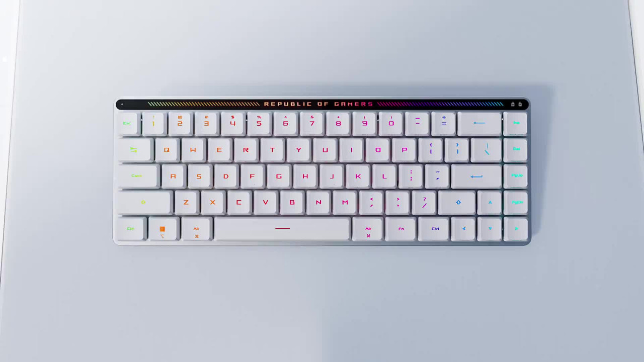 Asus ROG Falchion RX Low Profile, 65% wireless gaming tastatura