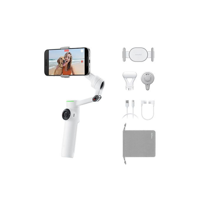 Stabilizator/Gimbal Insta360 Flow 2 Pro Creator Kit Summit White