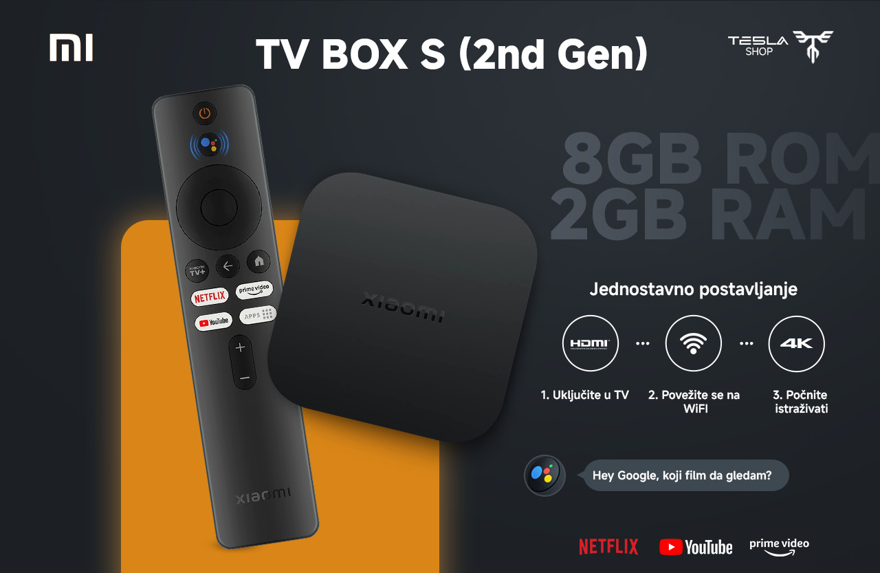 TV Box S Xiaomi Android 4K 2 Gen