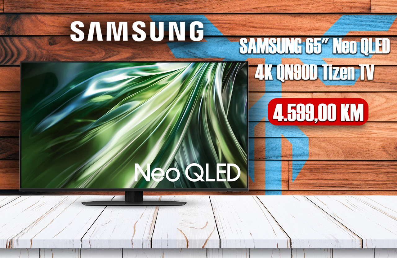 SAMSUNG 65" Neo QLED 4K QN90D Tizen TV QE65QN90DATXXH