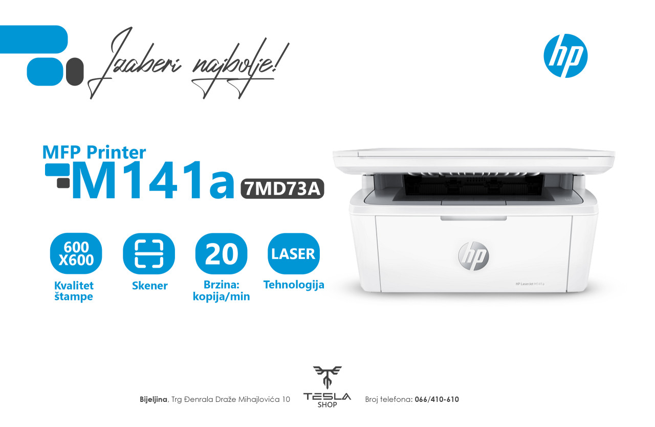 HP LaserJet MFP M141a Printer