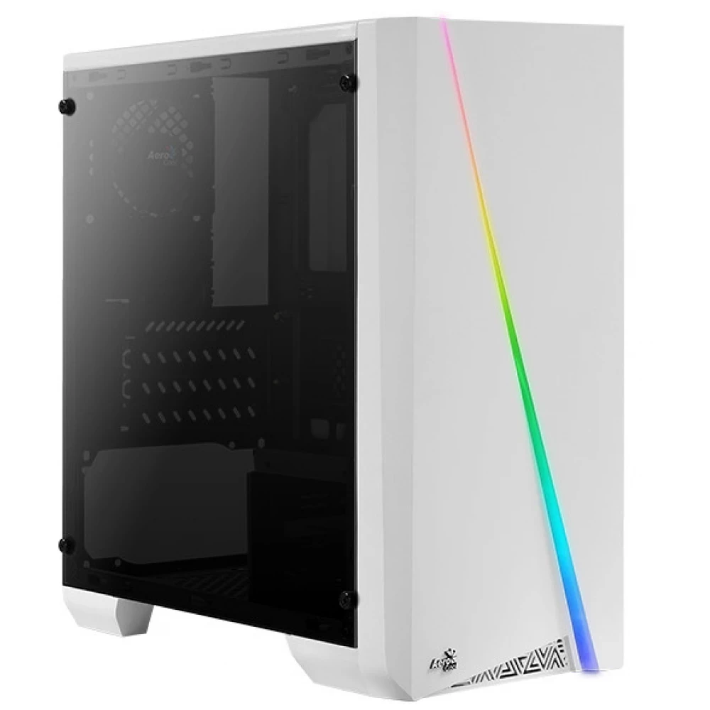 AEROCOOL Cylon Mini Glass RGB Acryl white