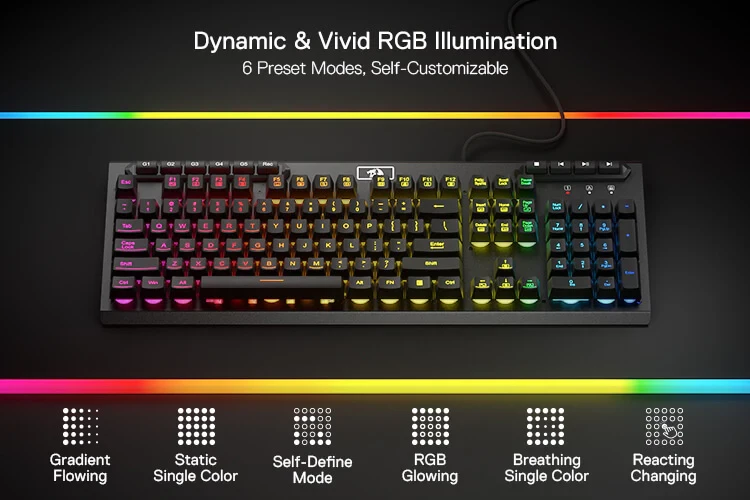 ReDragon - Membranska Gaming Tastatura Aditya K513 RGB