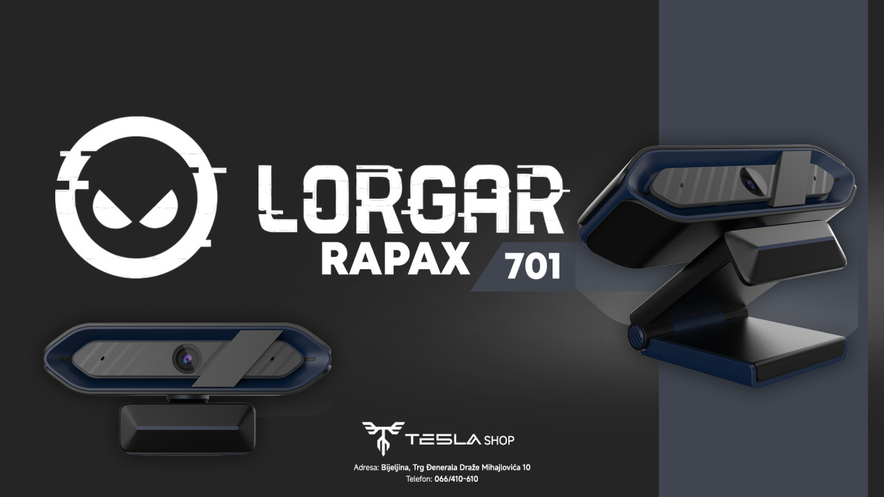 Web kamera Lorgar Rapax 701 LRG-SC701BL