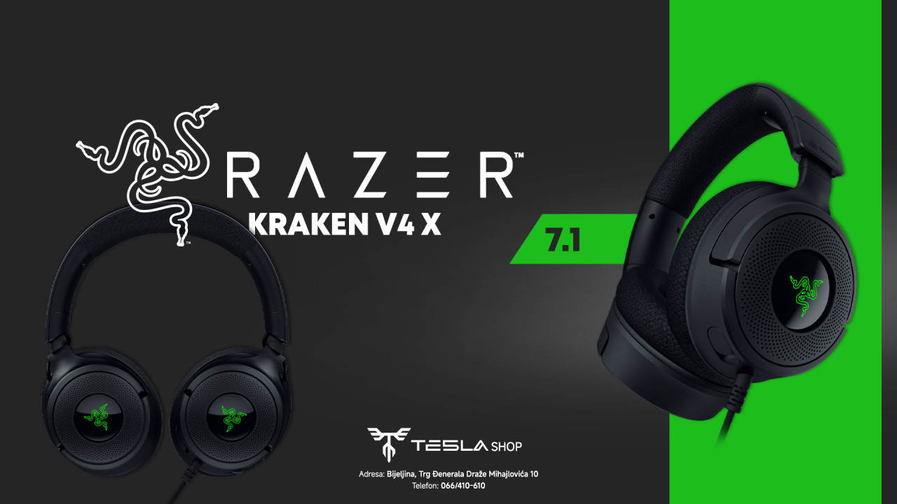 Razer Slušalice Kraken V4 X 7.1