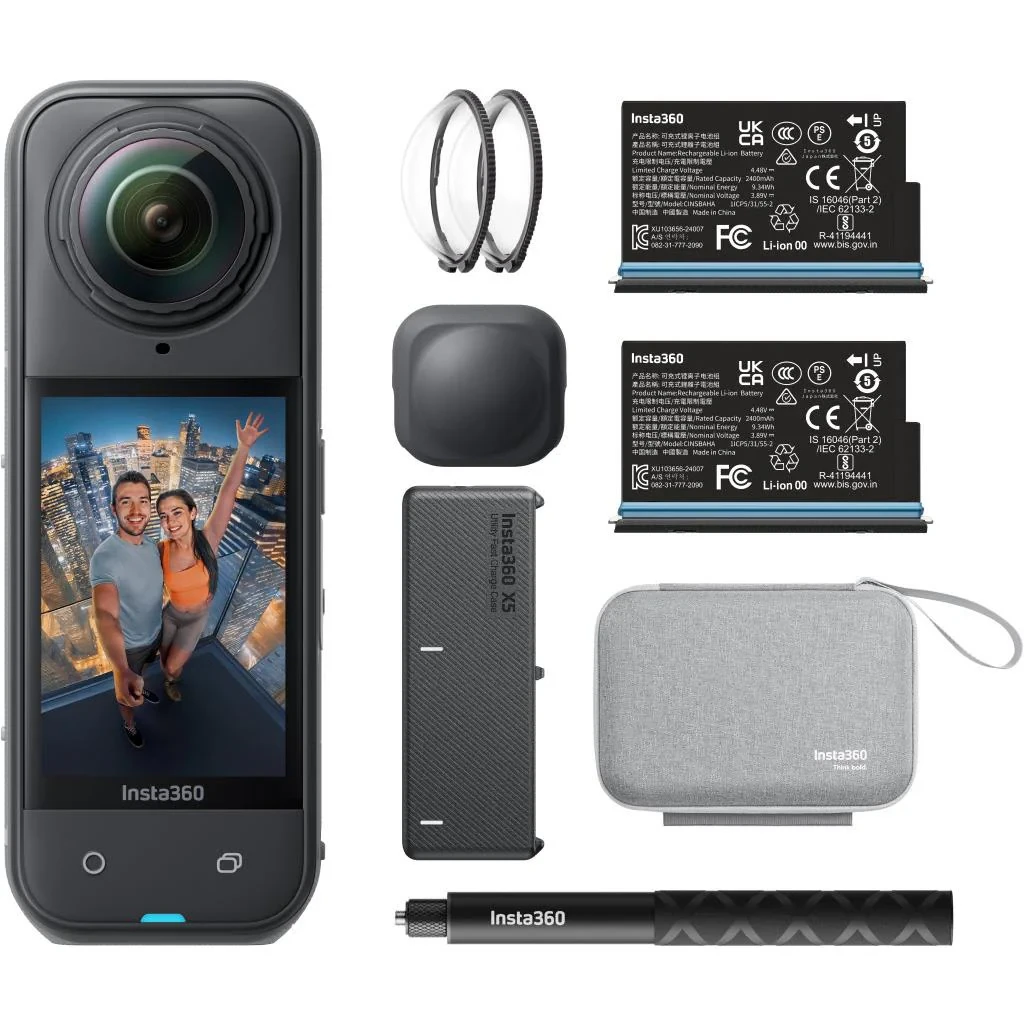 Kamera Insta360 X5 8K 360 Action Cam Essentials Bundle