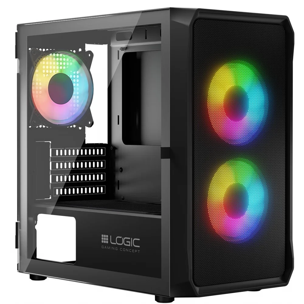 LOGIC Portos ARGB Mini black