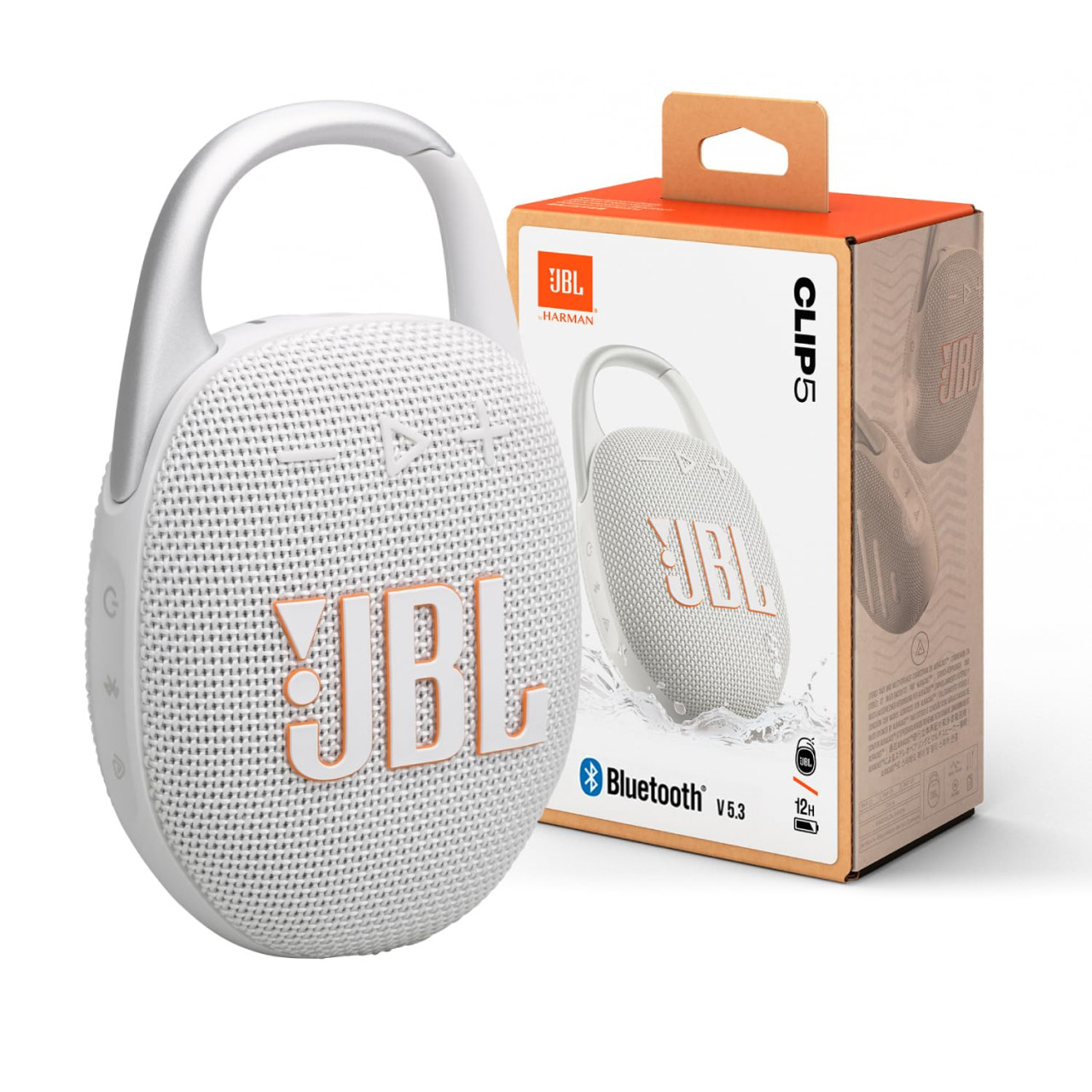 Zvučnik bluetooth JBL Clip 5 bijeli