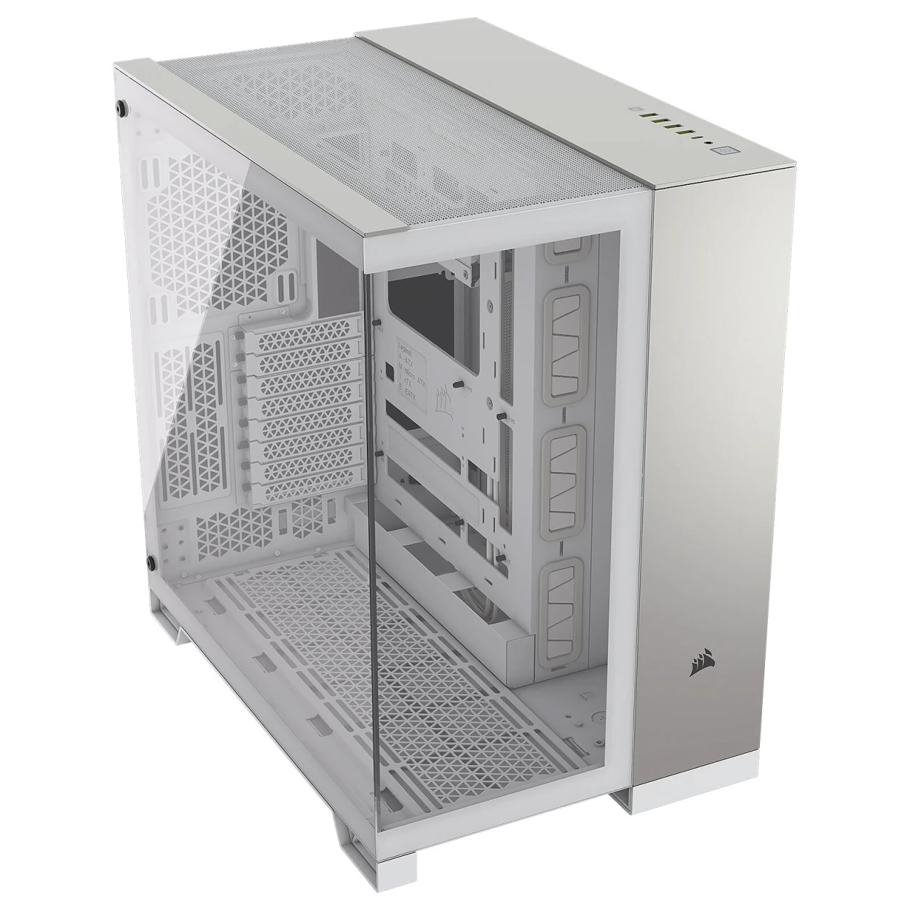 CORSAIR 6500X TG case feher/aluminium