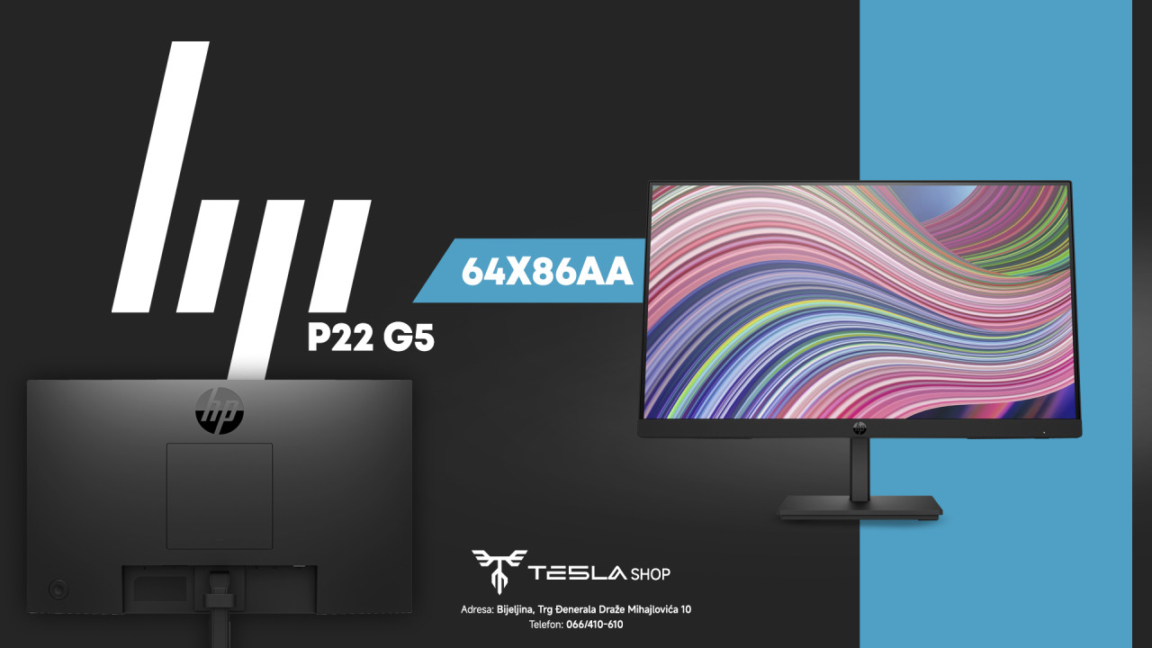 Monitor HP P22 G5 FHD (64X86AA)
