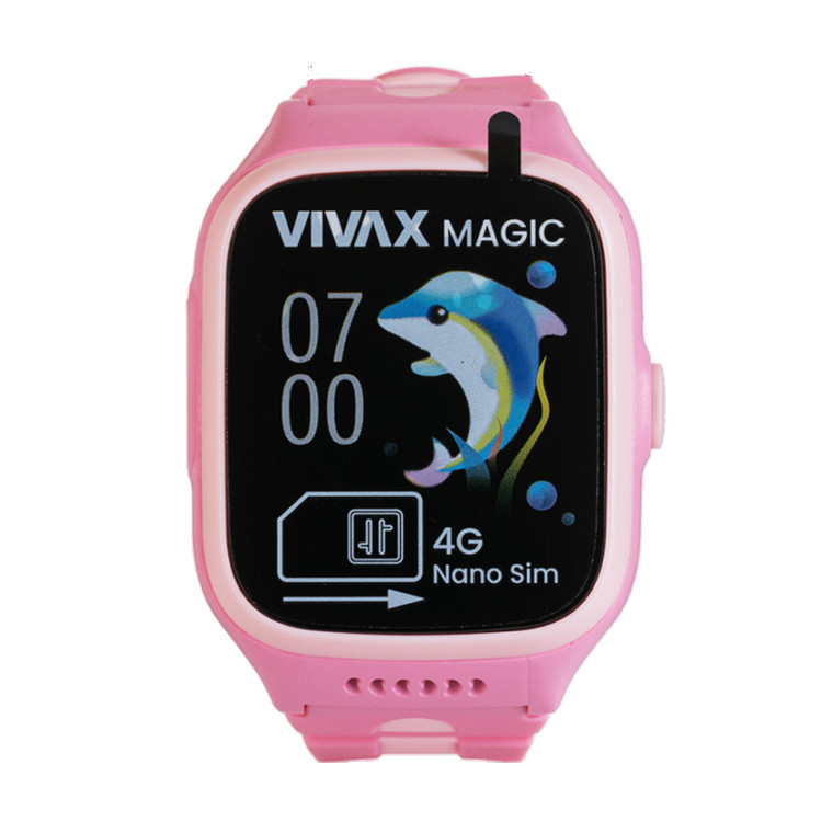 Pametni sat Vivax Kids 4G Magic pink