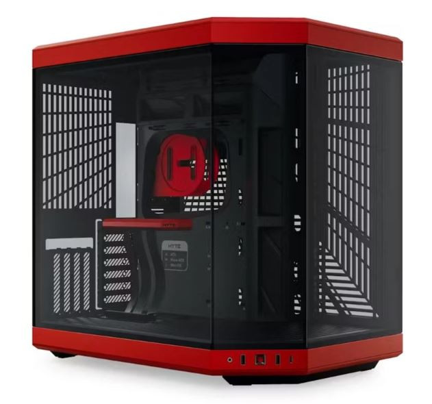 HYTE Y70 chassis red-black