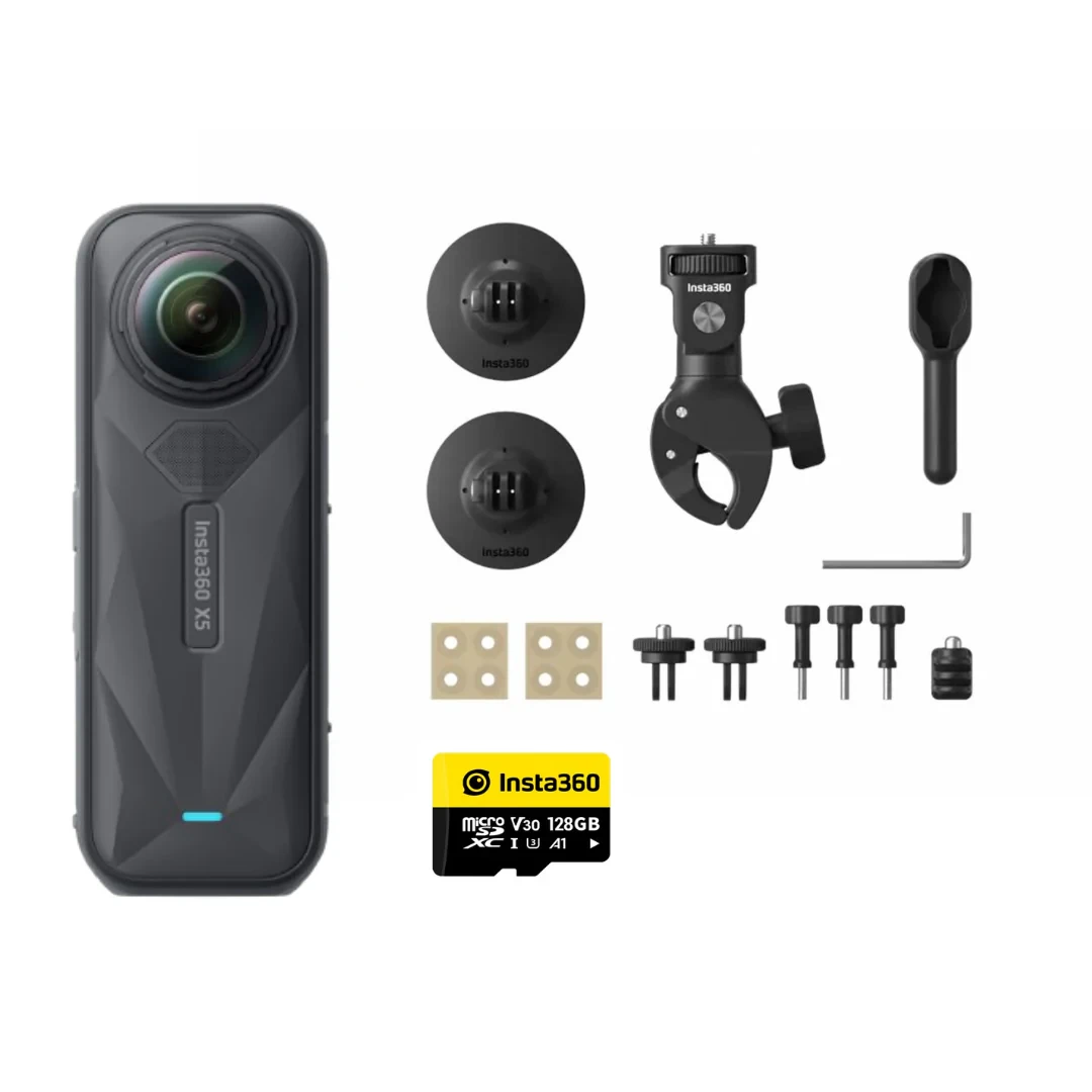 Kamera Insta360 X5 8K 360 Action Cam Motorcycle Bundle
