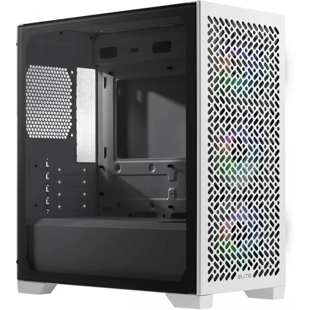 COOLERMASTER Elite 302 white + 3 pcs ARGB fan