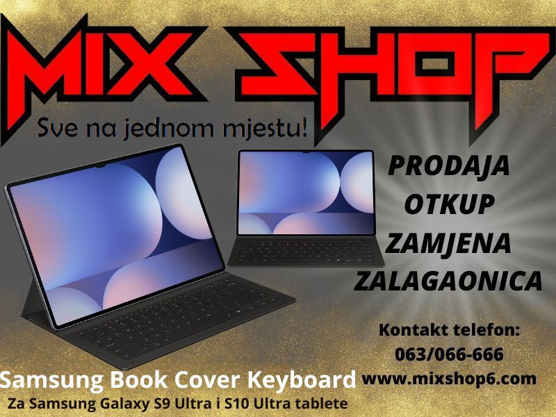 GALAXY TAB S9 S10 ULTRA 5G Samsung Book Cover Keyboard Tipkovnica