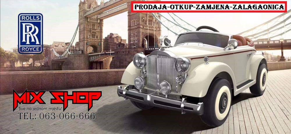Rolls Royce OLDTIMER Dječiji dječi autić auti za djecu akumulator