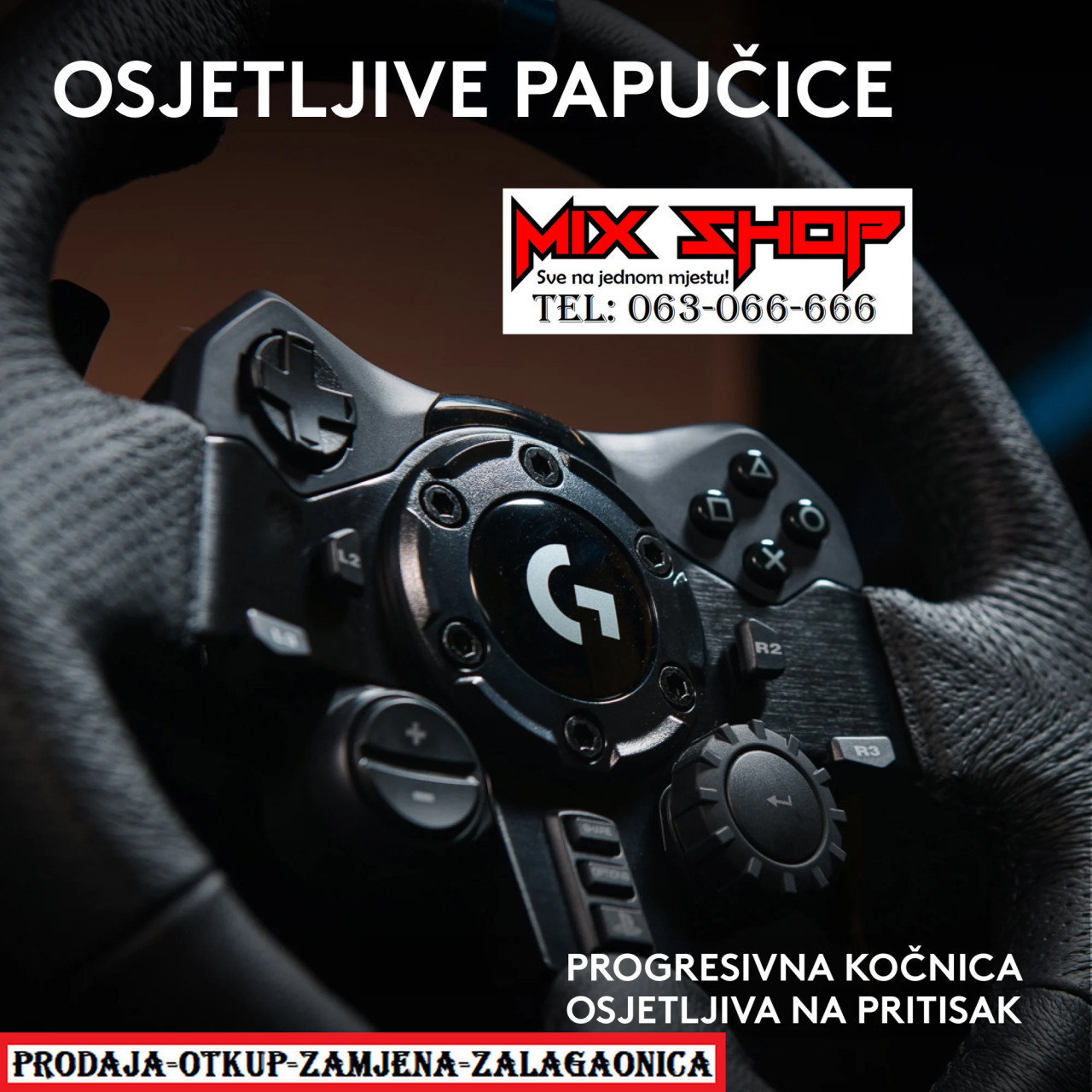 G923 TrueForce Racing Wheel + Shifter PS5 Playstation 4 5 mjenjač