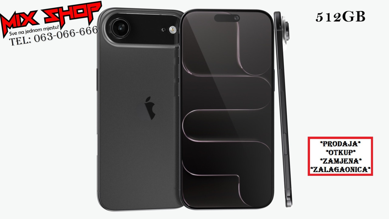 Apple Iphone AIR 512GB NOVOO *Garancija*Zamjena da* 17