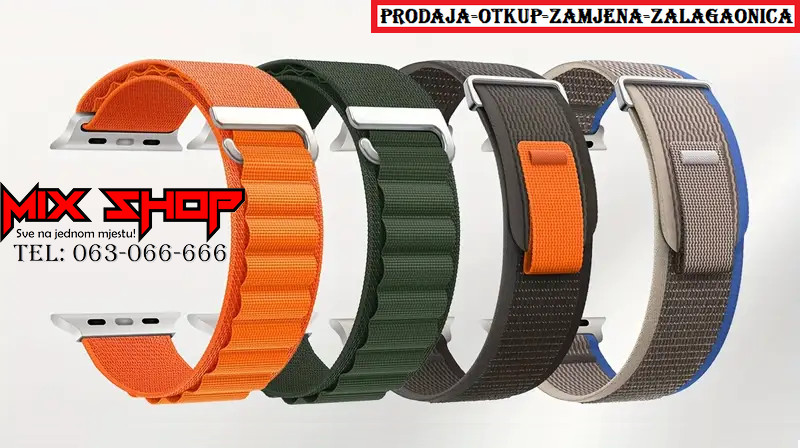 Alpine Trail Loop remen Apple Watch Series 10 11 ULTRA 2 3 SE sat