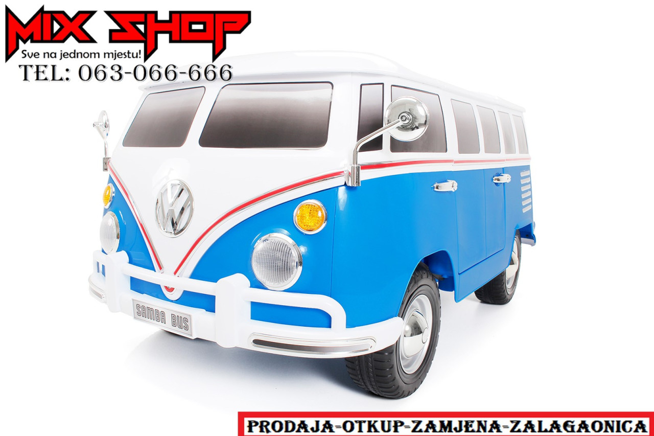VW SAMBA BUS BUBA Dječji dječi auto autić akumulator za djecu
