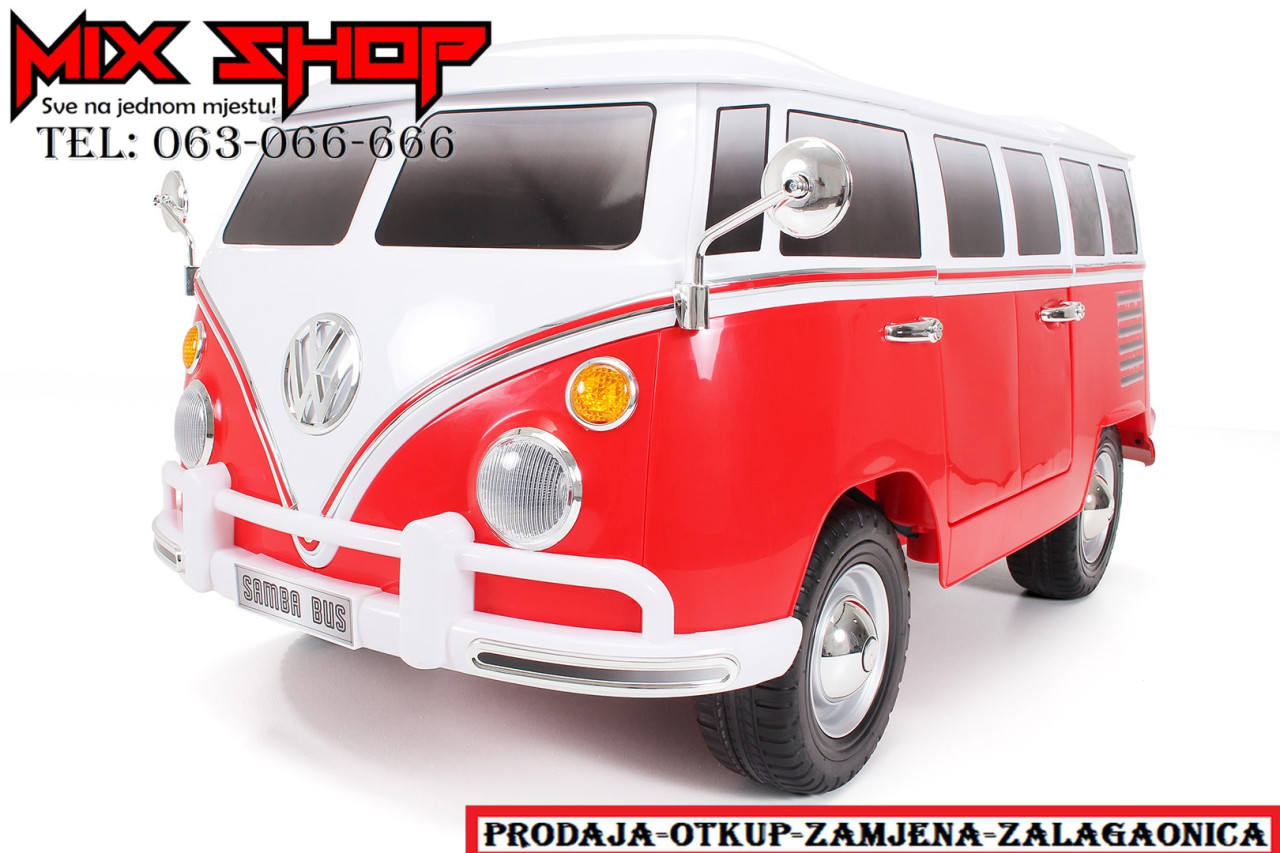 VW SAMBA BUS BUBA Dječji dječi auto autić akumulator za djecu