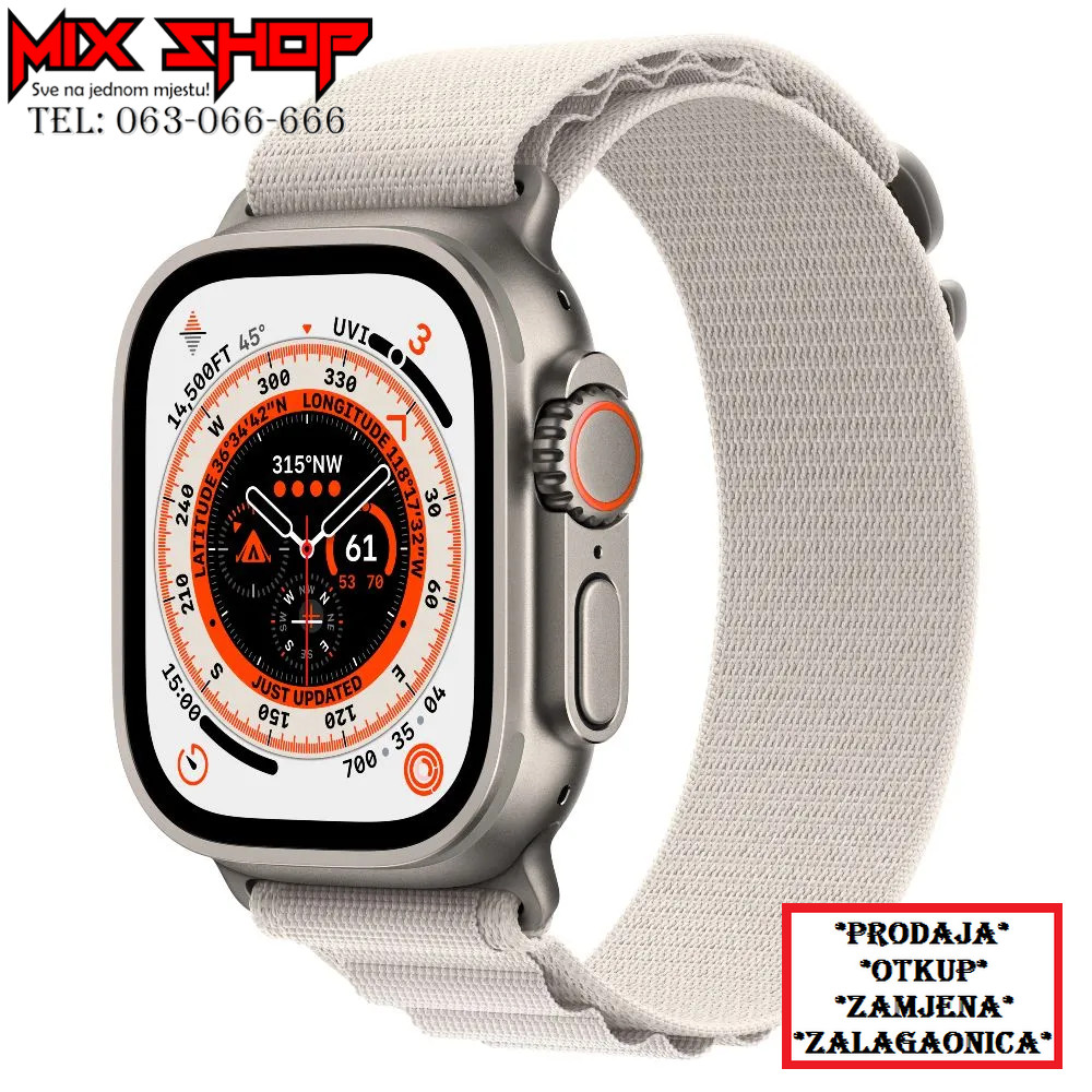 Apple Watch Ultra 2 3 49mm Narukvica Starlight Alpine Loop kaiš m