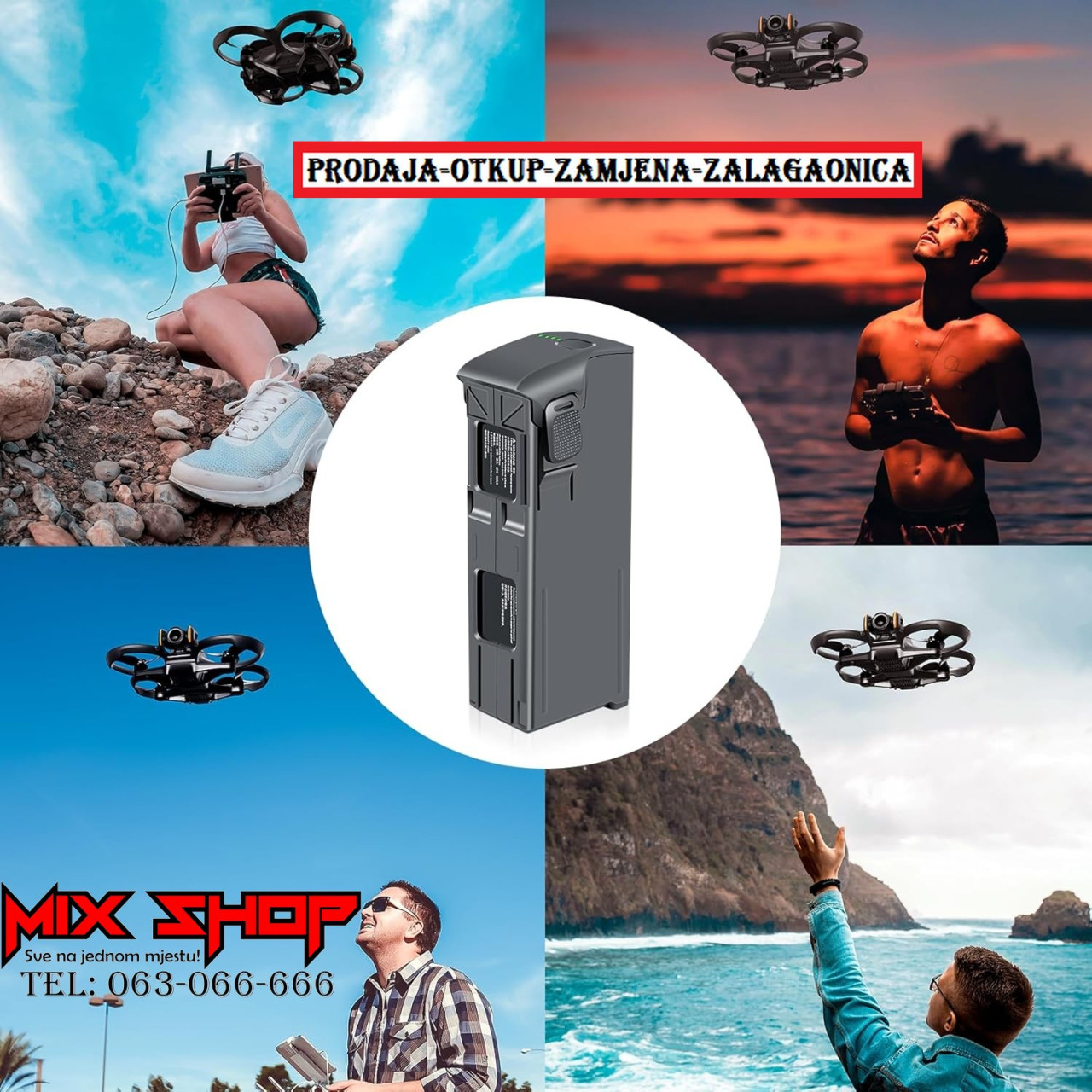 Intelligent Flight Battery BATERIJA za DJI AVATA 2 dron *NOVO* 1B