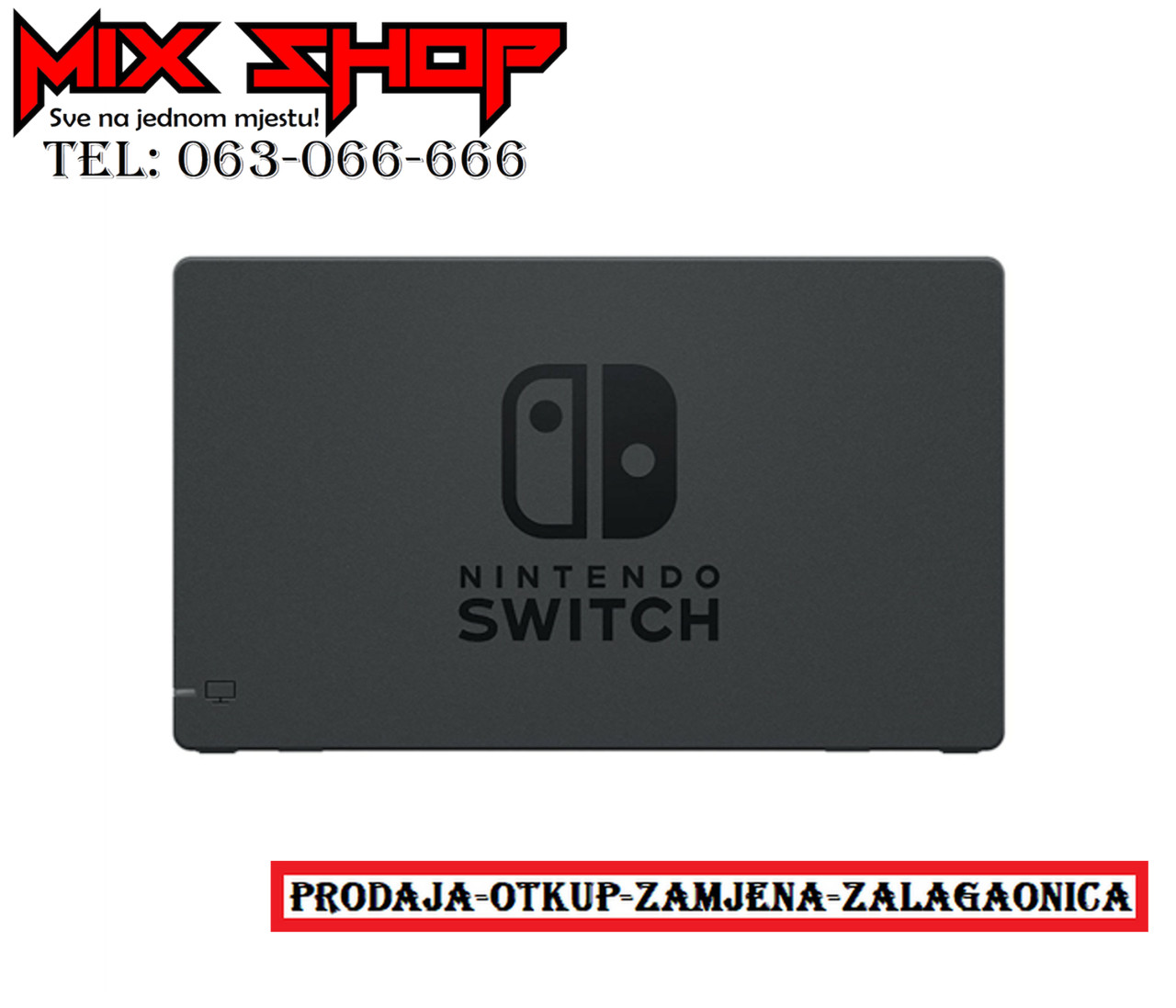 Nintendo Switch v2 Oled Tv Monitor Dock Station Docking Charging