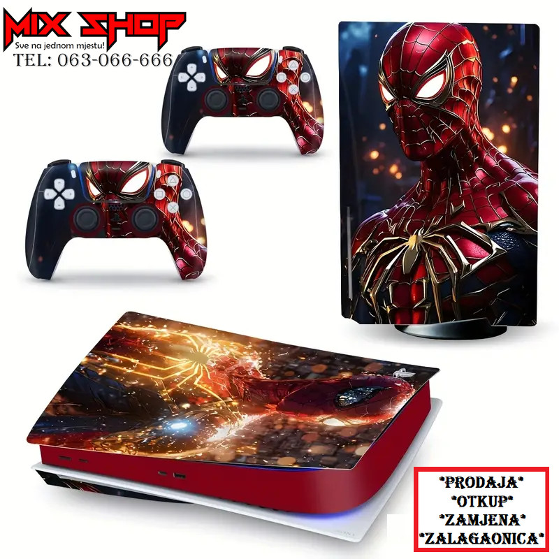 Naljepnica Sticker Stiker za Sony PS5 Playstation 5 Fat/Slim/Pro