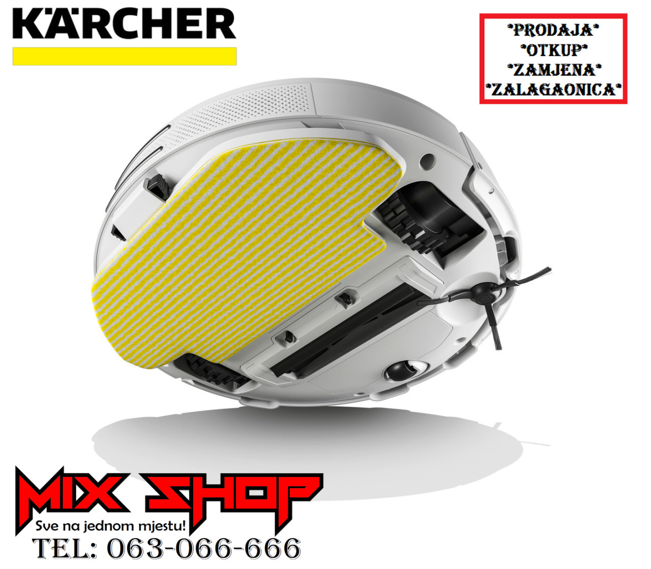 Set pribor za KARCHER robot usisivač RCV 3 čišćenje robotski Rcv3